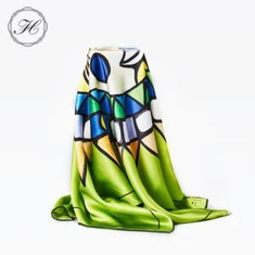 Olíumálverk Silk Hijab