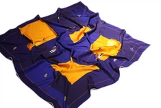 Oversize Violet Pure Silk Sjálfur