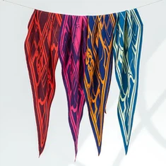 Diamond Shaped silki klútar